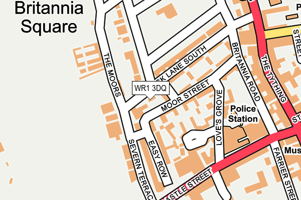 WR1 3DQ map - OS OpenMap – Local (Ordnance Survey) WR1 3DQ map - OS OpenMap – Local (Ordnance Survey)