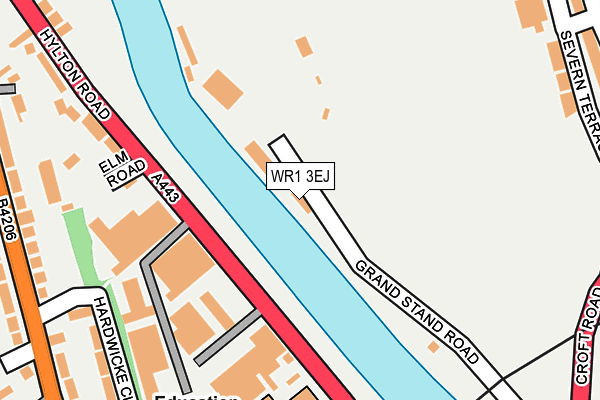 WR1 3EJ map - OS OpenMap – Local (Ordnance Survey) WR1 3EJ map - OS OpenMap – Local (Ordnance Survey)