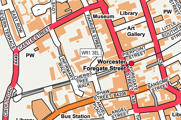 WR1 3EL map - OS OpenMap – Local (Ordnance Survey) WR1 3EL map - OS OpenMap – Local (Ordnance Survey)