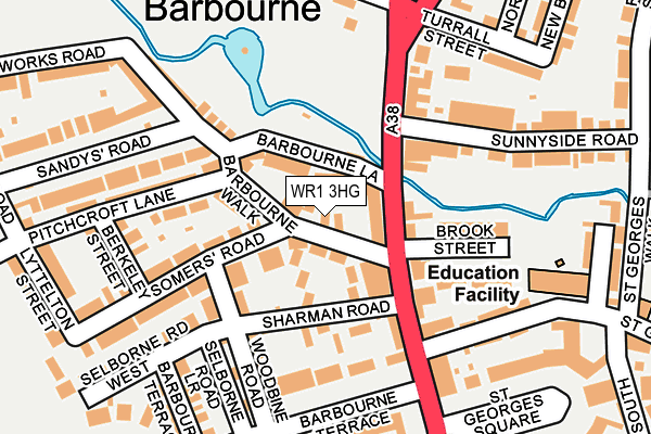 WR1 3HG map - OS OpenMap – Local (Ordnance Survey) WR1 3HG map - OS OpenMap – Local (Ordnance Survey)