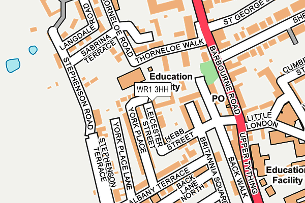 WR1 3HH map - OS OpenMap – Local (Ordnance Survey) WR1 3HH map - OS OpenMap – Local (Ordnance Survey)