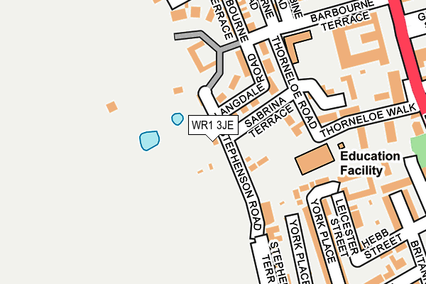 WR1 3JE map - OS OpenMap – Local (Ordnance Survey) WR1 3JE map - OS OpenMap – Local (Ordnance Survey)