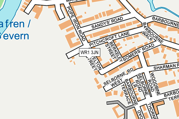 WR1 3JN map - OS OpenMap – Local (Ordnance Survey) WR1 3JN map - OS OpenMap – Local (Ordnance Survey)