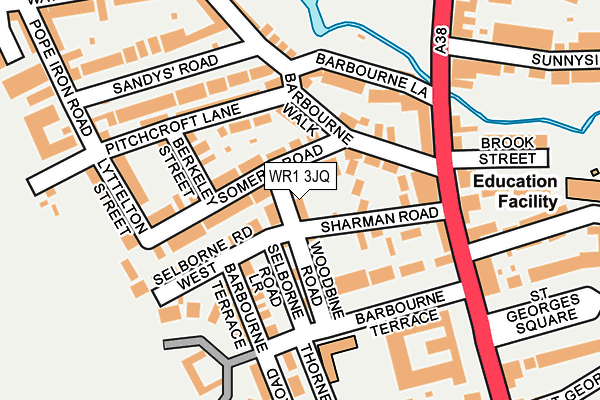 WR1 3JQ map - OS OpenMap – Local (Ordnance Survey) WR1 3JQ map - OS OpenMap – Local (Ordnance Survey)