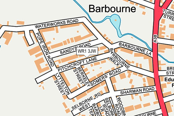 WR1 3JW map - OS OpenMap – Local (Ordnance Survey) WR1 3JW map - OS OpenMap – Local (Ordnance Survey)