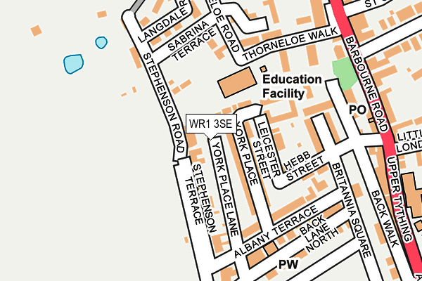 WR1 3SE map - OS OpenMap – Local (Ordnance Survey) WR1 3SE map - OS OpenMap – Local (Ordnance Survey)