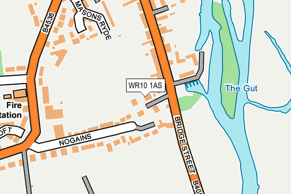 WR10 1AS map - OS OpenMap – Local (Ordnance Survey) WR10 1AS map - OS OpenMap – Local (Ordnance Survey)