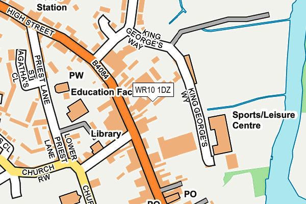 WR10 1DZ map - OS OpenMap – Local (Ordnance Survey) WR10 1DZ map - OS OpenMap – Local (Ordnance Survey)