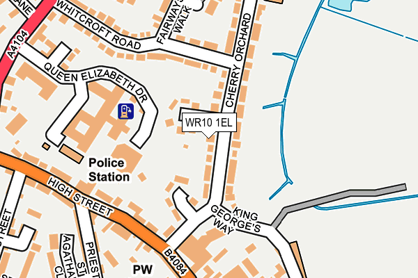 WR10 1EL map - OS OpenMap – Local (Ordnance Survey) WR10 1EL map - OS OpenMap – Local (Ordnance Survey)