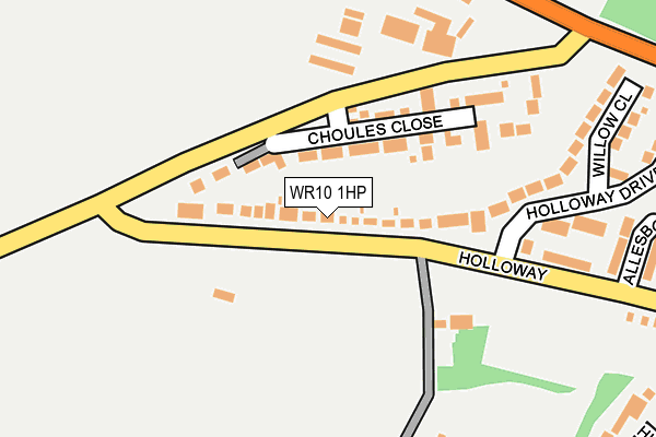 WR10 1HP map - OS OpenMap – Local (Ordnance Survey) WR10 1HP map - OS OpenMap – Local (Ordnance Survey)