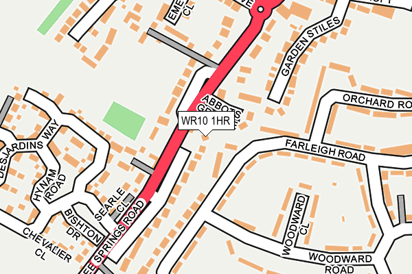 WR10 1HR map - OS OpenMap – Local (Ordnance Survey) WR10 1HR map - OS OpenMap – Local (Ordnance Survey)