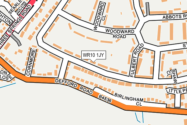 WR10 1JY map - OS OpenMap – Local (Ordnance Survey) WR10 1JY map - OS OpenMap – Local (Ordnance Survey)