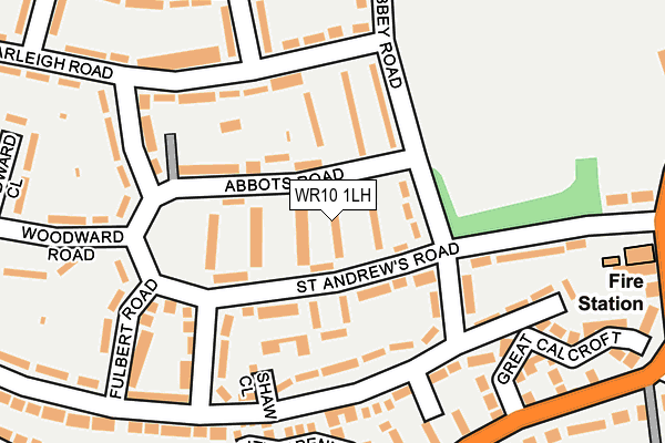 WR10 1LH map - OS OpenMap – Local (Ordnance Survey) WR10 1LH map - OS OpenMap – Local (Ordnance Survey)