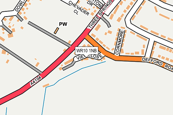 WR10 1NB map - OS OpenMap – Local (Ordnance Survey) WR10 1NB map - OS OpenMap – Local (Ordnance Survey)