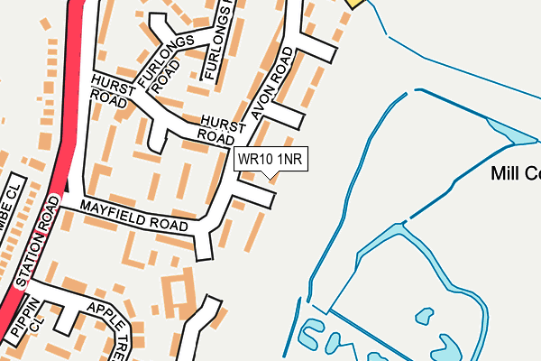 WR10 1NR map - OS OpenMap – Local (Ordnance Survey) WR10 1NR map - OS OpenMap – Local (Ordnance Survey)