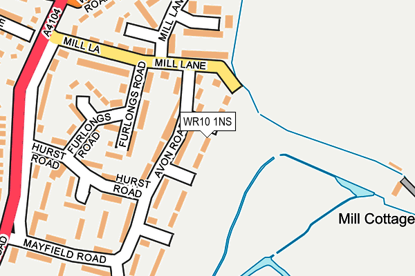 WR10 1NS map - OS OpenMap – Local (Ordnance Survey) WR10 1NS map - OS OpenMap – Local (Ordnance Survey)
