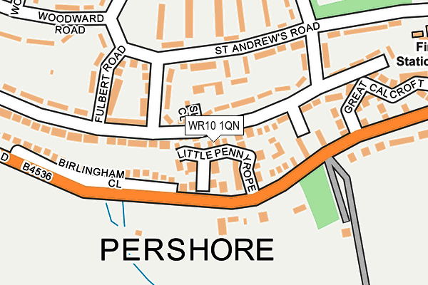 WR10 1QN map - OS OpenMap – Local (Ordnance Survey) WR10 1QN map - OS OpenMap – Local (Ordnance Survey)