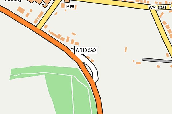 WR10 2AQ map - OS OpenMap – Local (Ordnance Survey) WR10 2AQ map - OS OpenMap – Local (Ordnance Survey)