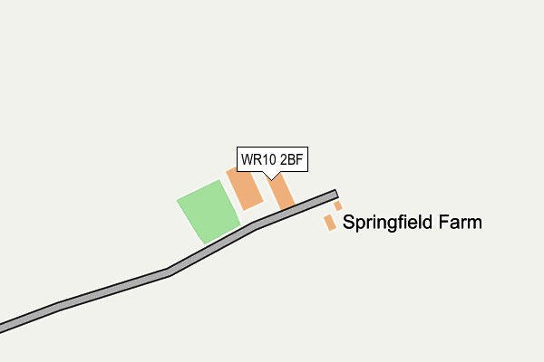 WR10 2BF map - OS OpenMap – Local (Ordnance Survey) WR10 2BF map - OS OpenMap – Local (Ordnance Survey)