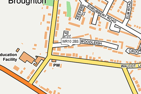 WR10 2BS map - OS OpenMap – Local (Ordnance Survey) WR10 2BS map - OS OpenMap – Local (Ordnance Survey)