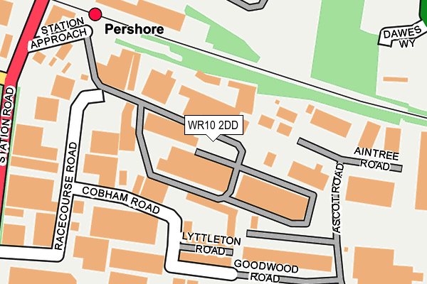WR10 2DD map - OS OpenMap – Local (Ordnance Survey) WR10 2DD map - OS OpenMap – Local (Ordnance Survey)
