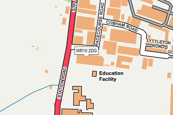 WR10 2DG map - OS OpenMap – Local (Ordnance Survey) WR10 2DG map - OS OpenMap – Local (Ordnance Survey)