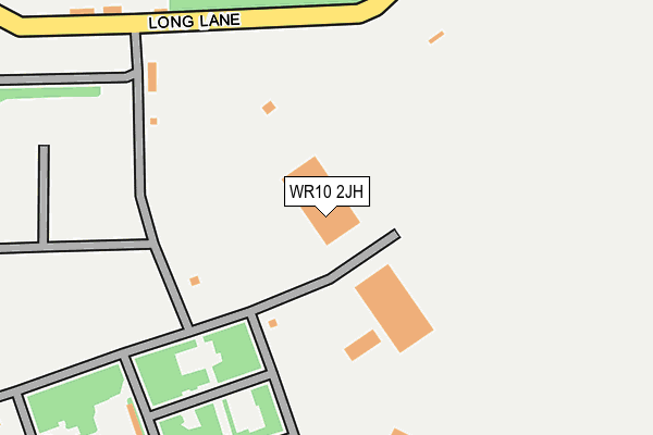 WR10 2JH map - OS OpenMap – Local (Ordnance Survey) WR10 2JH map - OS OpenMap – Local (Ordnance Survey)