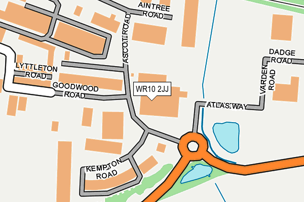 WR10 2JJ map - OS OpenMap – Local (Ordnance Survey) WR10 2JJ map - OS OpenMap – Local (Ordnance Survey)