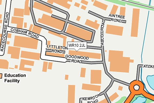 WR10 2JL map - OS OpenMap – Local (Ordnance Survey) WR10 2JL map - OS OpenMap – Local (Ordnance Survey)