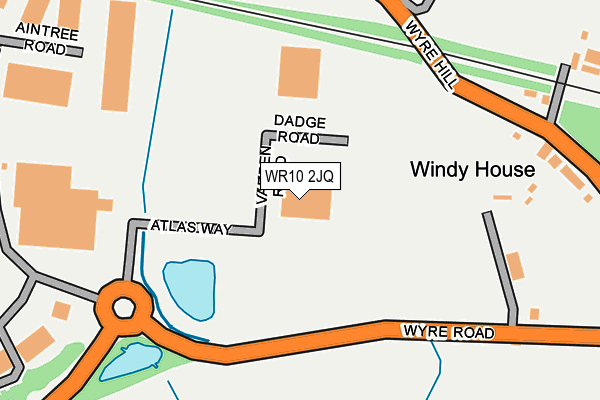 WR10 2JQ map - OS OpenMap – Local (Ordnance Survey) WR10 2JQ map - OS OpenMap – Local (Ordnance Survey)