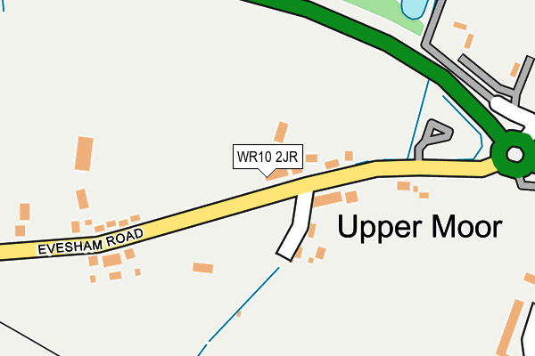 WR10 2JR map - OS OpenMap – Local (Ordnance Survey) WR10 2JR map - OS OpenMap – Local (Ordnance Survey)