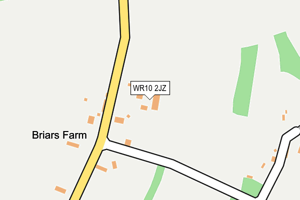WR10 2JZ map - OS OpenMap – Local (Ordnance Survey) WR10 2JZ map - OS OpenMap – Local (Ordnance Survey)