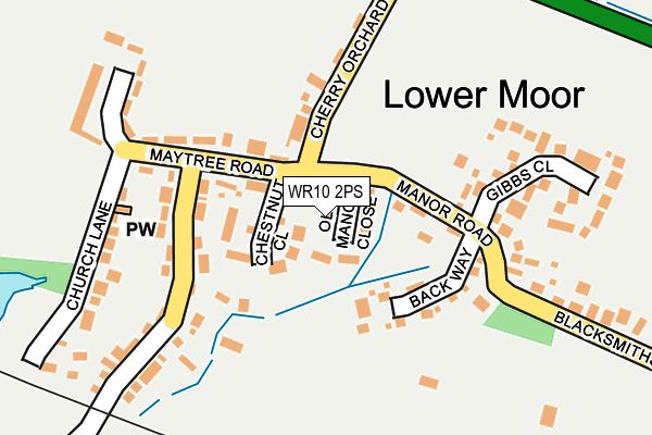 WR10 2PS map - OS OpenMap – Local (Ordnance Survey) WR10 2PS map - OS OpenMap – Local (Ordnance Survey)