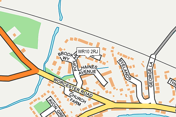 WR10 2RJ map - OS OpenMap – Local (Ordnance Survey) WR10 2RJ map - OS OpenMap – Local (Ordnance Survey)