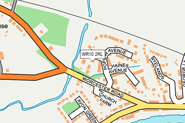 WR10 2RL map - OS OpenMap – Local (Ordnance Survey) WR10 2RL map - OS OpenMap – Local (Ordnance Survey)