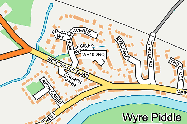 WR10 2RQ map - OS OpenMap – Local (Ordnance Survey) WR10 2RQ map - OS OpenMap – Local (Ordnance Survey)