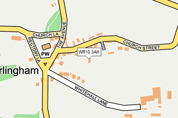 WR10 3AH map - OS OpenMap – Local (Ordnance Survey)