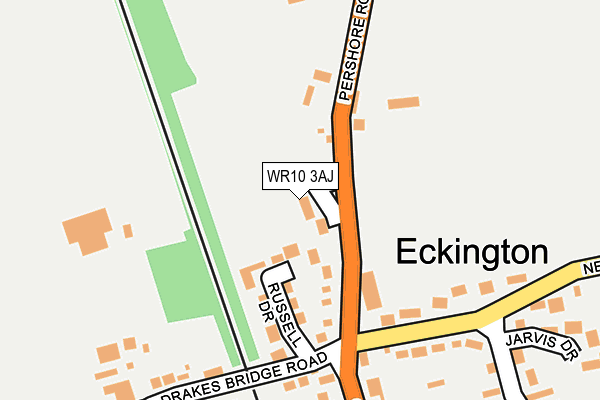 WR10 3AJ map - OS OpenMap – Local (Ordnance Survey) WR10 3AJ map - OS OpenMap – Local (Ordnance Survey)