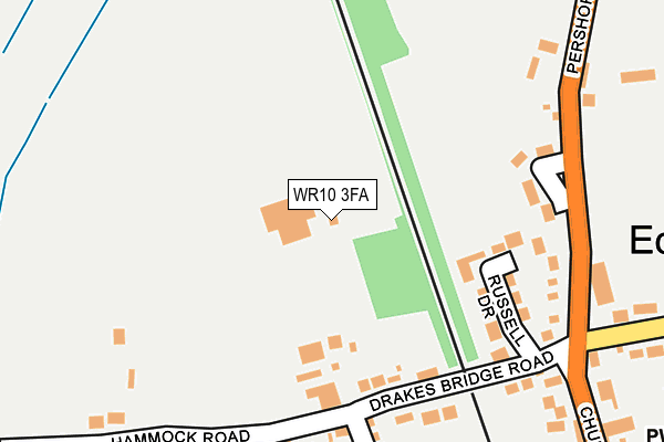 WR10 3FA map - OS OpenMap – Local (Ordnance Survey) WR10 3FA map - OS OpenMap – Local (Ordnance Survey)
