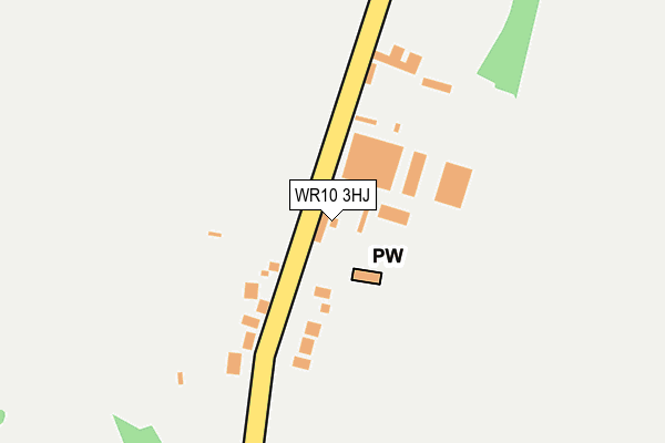 WR10 3HJ map - OS OpenMap – Local (Ordnance Survey) WR10 3HJ map - OS OpenMap – Local (Ordnance Survey)