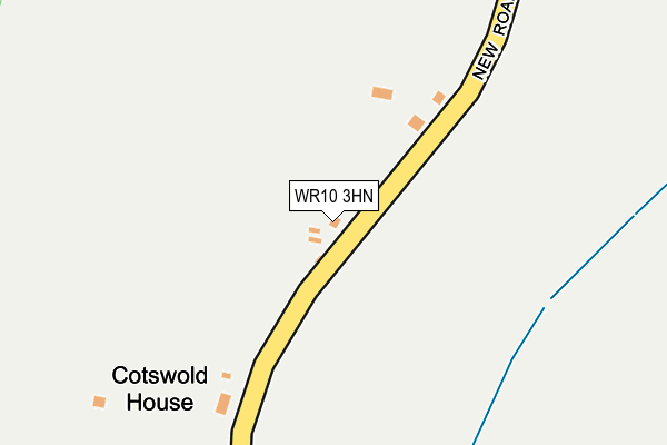 WR10 3HN map - OS OpenMap – Local (Ordnance Survey) WR10 3HN map - OS OpenMap – Local (Ordnance Survey)