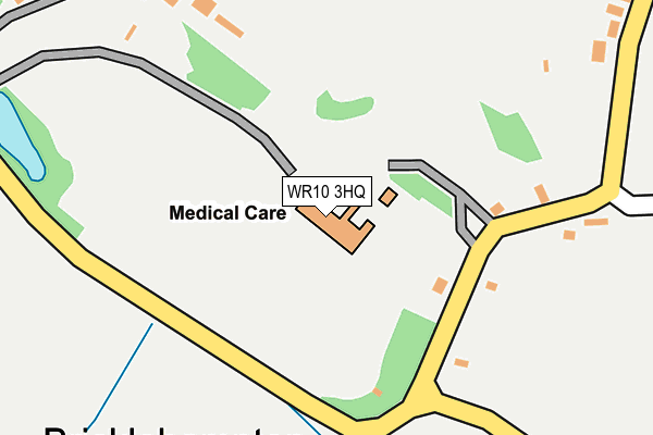 WR10 3HQ map - OS OpenMap – Local (Ordnance Survey)