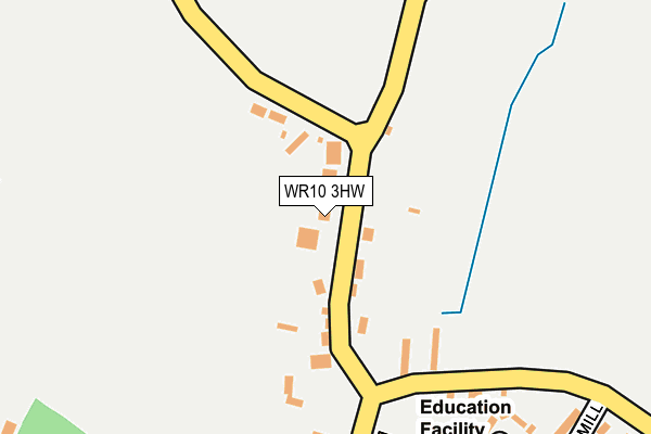 WR10 3HW map - OS OpenMap – Local (Ordnance Survey) WR10 3HW map - OS OpenMap – Local (Ordnance Survey)