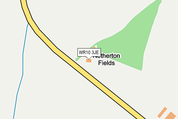 WR10 3JE map - OS OpenMap – Local (Ordnance Survey) WR10 3JE map - OS OpenMap – Local (Ordnance Survey)