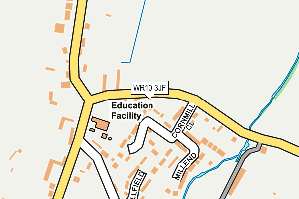 WR10 3JF map - OS OpenMap – Local (Ordnance Survey) WR10 3JF map - OS OpenMap – Local (Ordnance Survey)