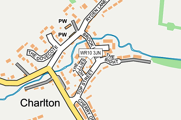 WR10 3JN map - OS OpenMap – Local (Ordnance Survey)
