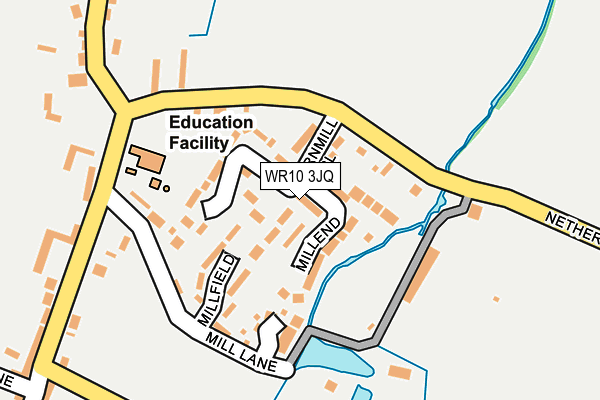 WR10 3JQ map - OS OpenMap – Local (Ordnance Survey) WR10 3JQ map - OS OpenMap – Local (Ordnance Survey)