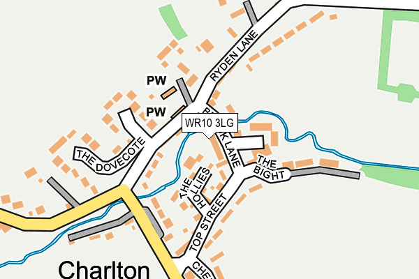 WR10 3LG map - OS OpenMap – Local (Ordnance Survey)