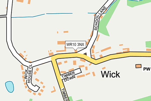 WR10 3NX map - OS OpenMap – Local (Ordnance Survey) WR10 3NX map - OS OpenMap – Local (Ordnance Survey)