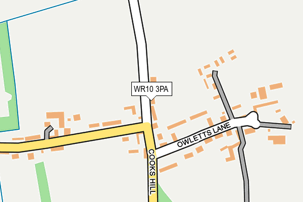 WR10 3PA map - OS OpenMap – Local (Ordnance Survey) WR10 3PA map - OS OpenMap – Local (Ordnance Survey)